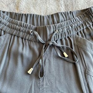 Soft grey cargo pants by Warehouse from the UK
